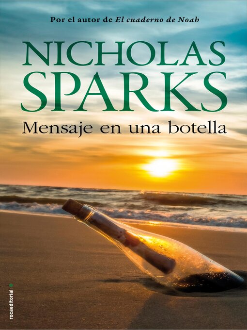 Title details for Mensaje en una botella by Nicholas Sparks - Available